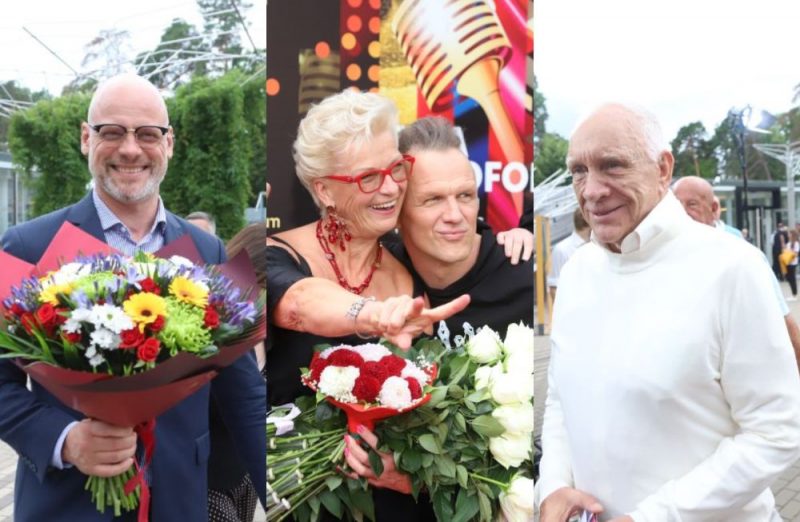 PHOTO.  Celebrities come to the “Zelta Mikrofona” laureate concert in Jurmala