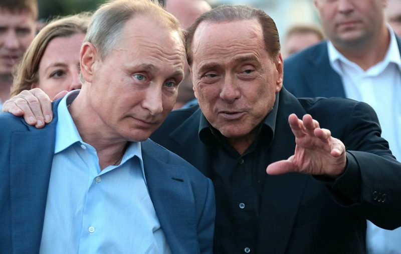 Varastrīca in Italia: il populista e multimilionario Berlusconi, che sarà una vendetta sulla connessione con Putin?