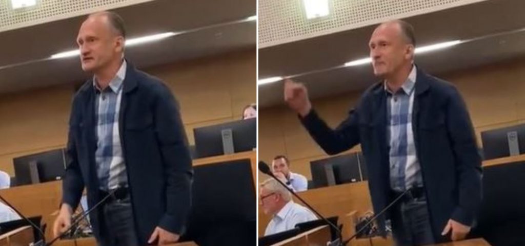 Video.  “You happen to be a quilter too! Shut up!”: Politician Miroslavs Mitrofanov receives offended at the Riga City Council conference