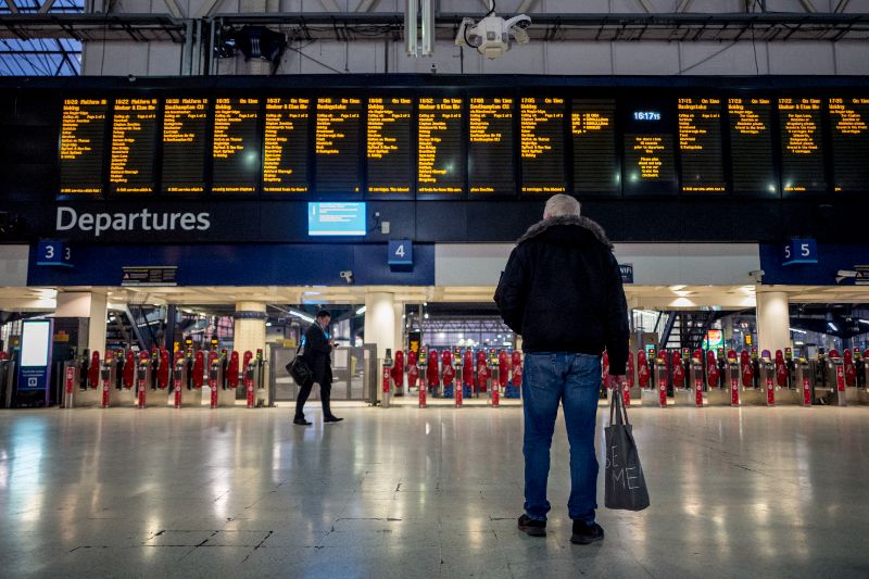 There will be no trains in Britain at Christmas due to a railway strike