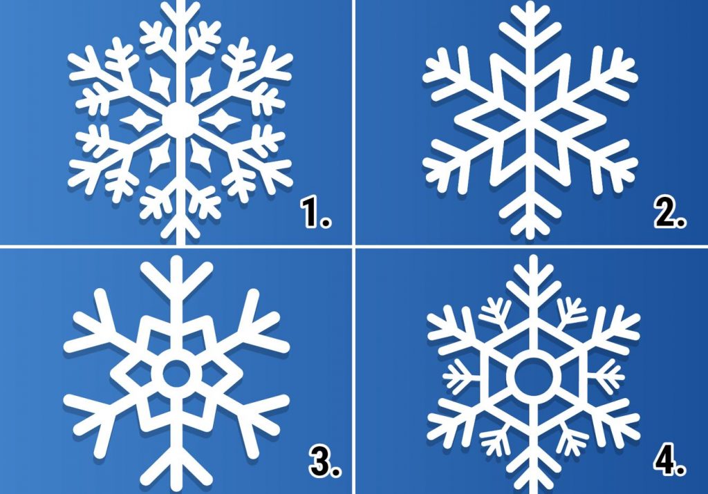 THE TEST.  Choose a snowflake and find out what changes await you after Christmas