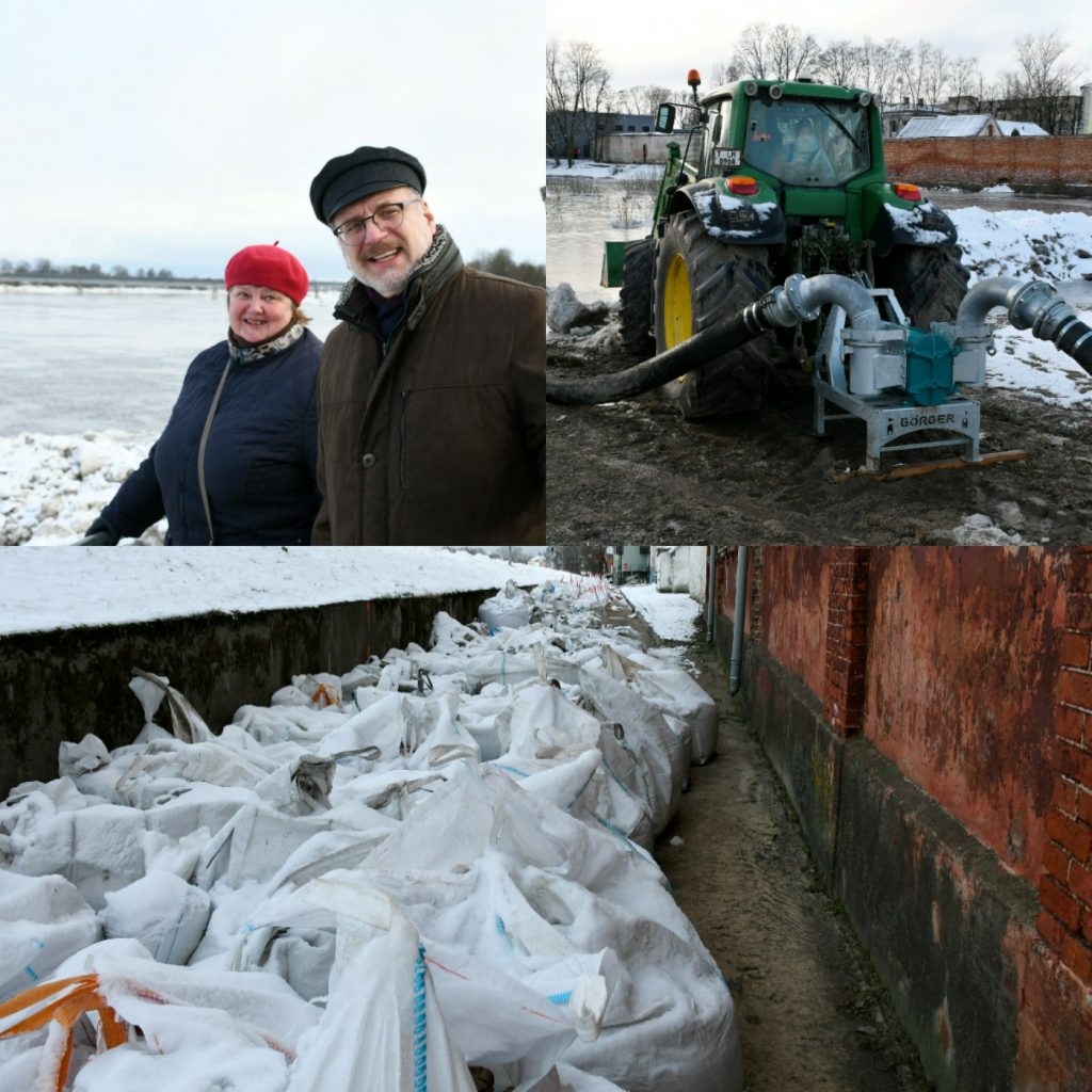 FOTO. Kā šobrīd izskatās Jēkabpilī? Joprojām iestigušas mašīnas un ...