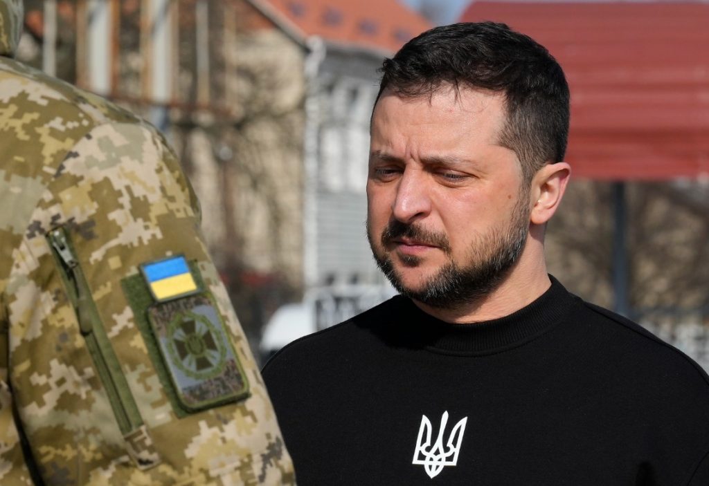 Ukrainian President Volodymyr Zelenskyi Visits Snake Island on 500th Day of Russia’s Invasion of Ukraine