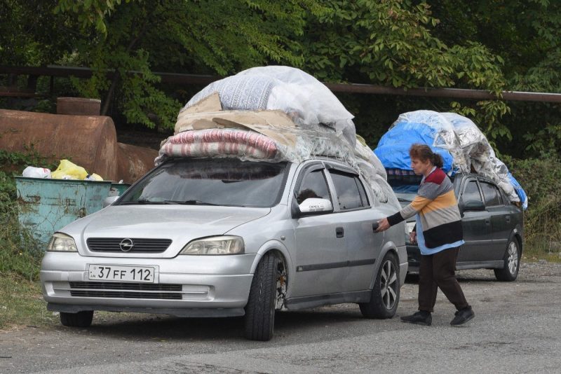 Ethnic Armenian Woman and Refugee from Nagorno-Karabakh: Crisis and Refugee Situation