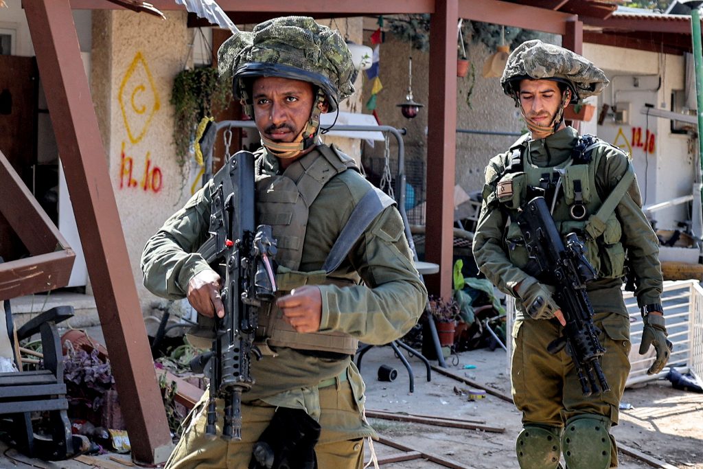 Israeli Soldiers Discover Large Weapons Stockpile Near Gaza Hospital and School