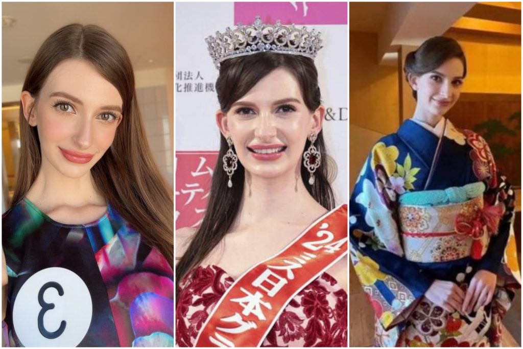 ビデオ。 ウクライナ美人がミス日本のタイトルを獲得。 残念ながら、屈辱的にタイトルを返上せざるを得ませんでした。
