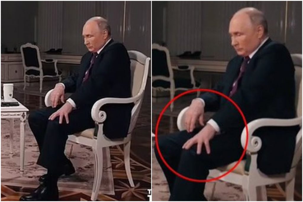 Russian President Vladimir Putin’s Health Rumors Intensify After Odd Leg Movements in Interview with Tucker Carlson