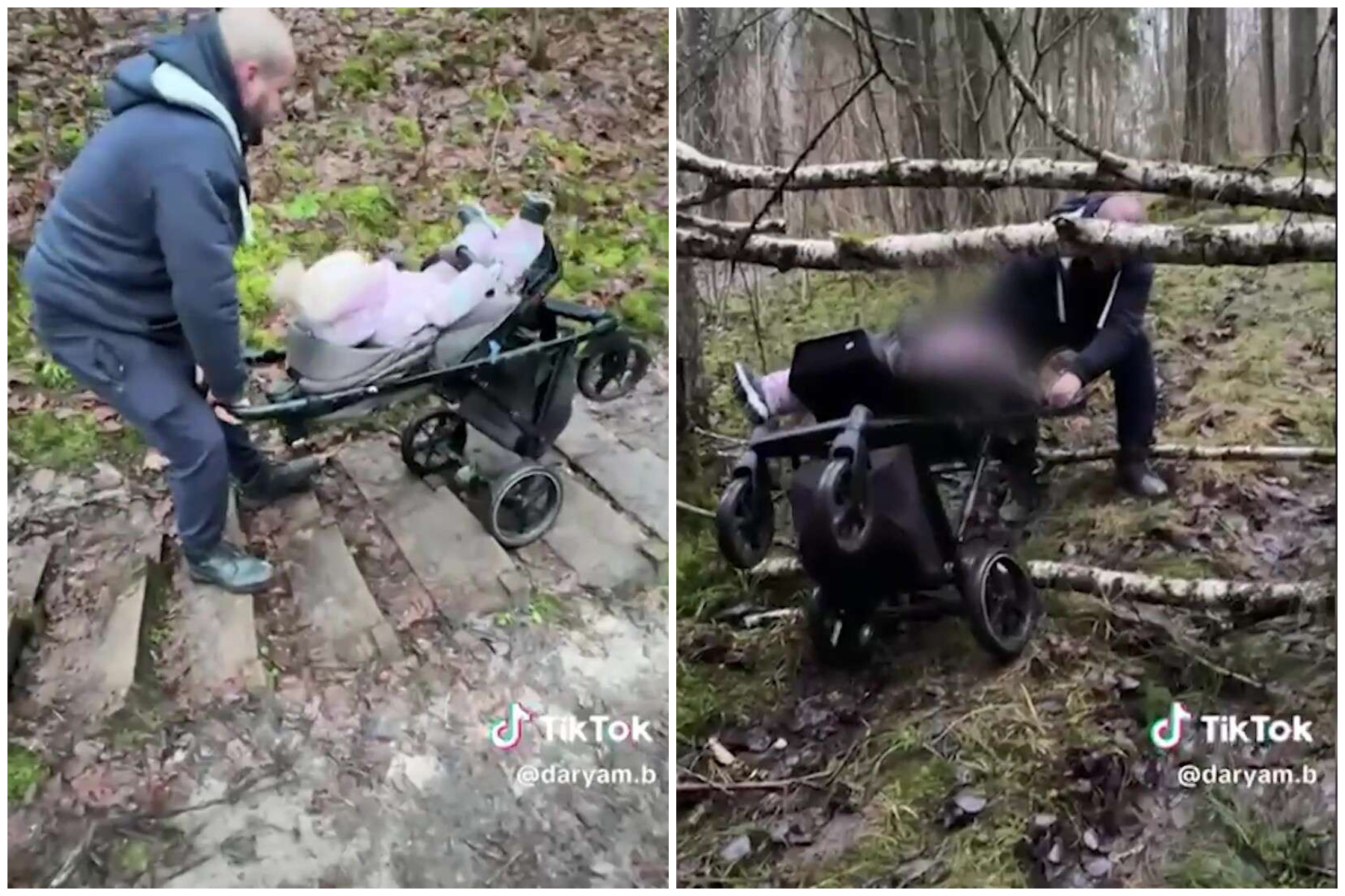 VIDEO. Drausmīgi skatīties! Vecāki apdraud sava bērna drošību pastaigas laikā; ārsts norāda, cik traģiski viss varēja beigties | Veselam.lv