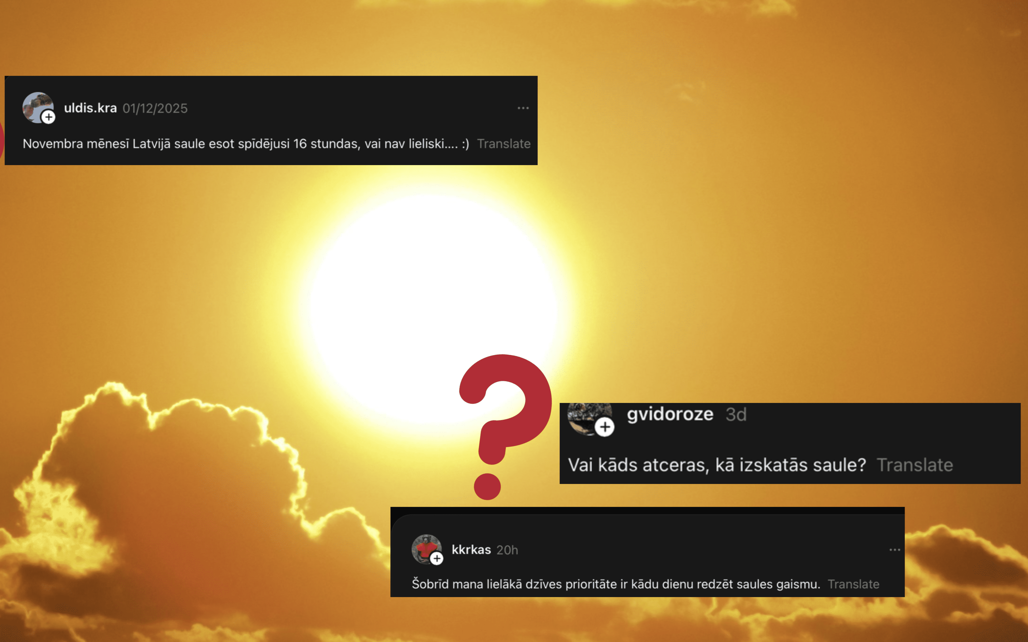 “Šonedēļ bija! Tikai ārpus Latvijas…” Drūmo laikapstākļu dēļ ļaudis ...